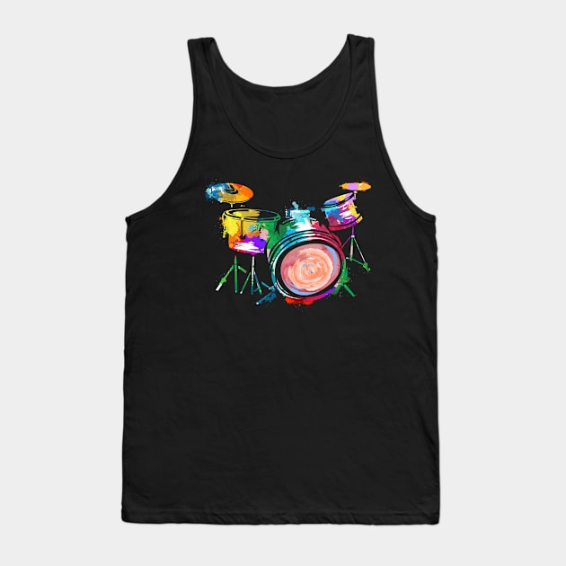 Drummer Tank Top by Caskara